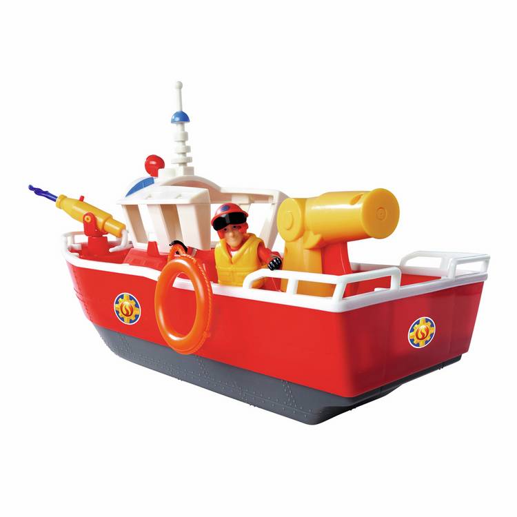 Fireman Sam Titan Rescue Boat 32cm, imported from the UK