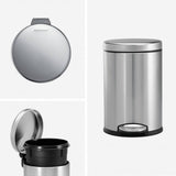 Simplehuman round pedal bin 4.5L, UK version