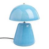 Habitat blue ceramic table lamp 34.5cm, UK version