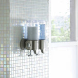 Argos simplehuman Double Wall Mounted Pump Stainless Steel Shower Dispenser- Buy online at McGrocer