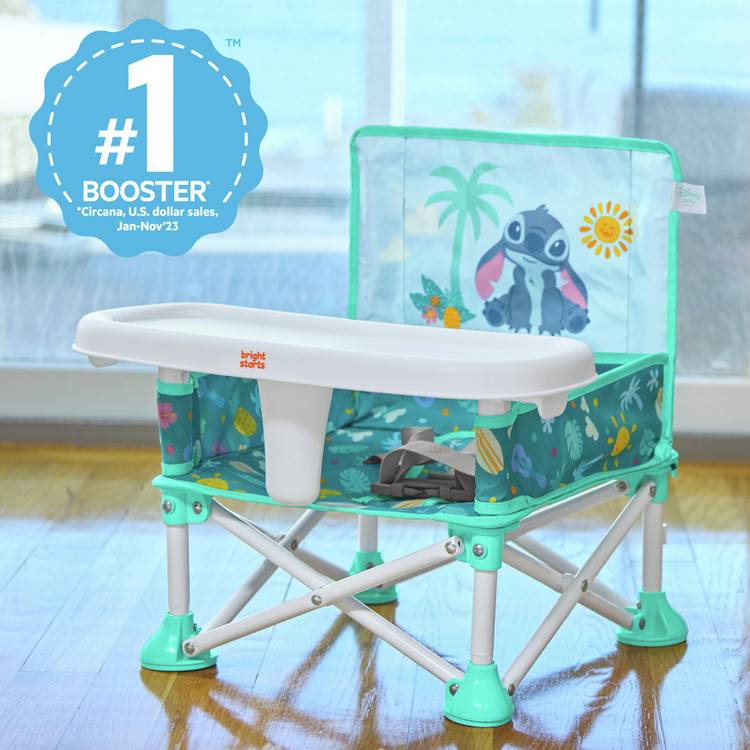 Bright Starts Pop N Sit baby booster seat, imported from the UK