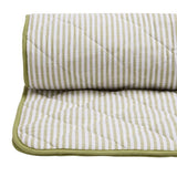 Habitat striped yarn dye bedspread olive 220x200cm (British brand)