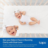 Tapo C840 2K smart dual lens baby camera, UK version