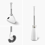Simplehuman crescent-shaped toilet brush white (British brand)