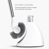 Simplehuman crescent-shaped toilet brush white (British brand)