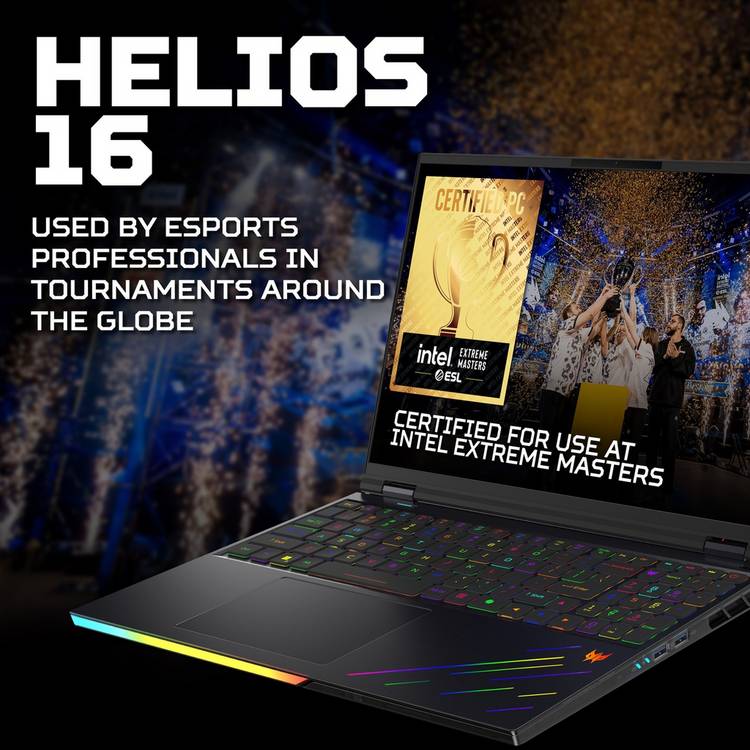 Acer Predator Helios 16 gaming laptop 16in, imported from the UK