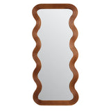 Habitat wavy wooden full length wall mirror 150x68cm (British brand)