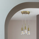 Habitat cluster pendant light brass (British brand)