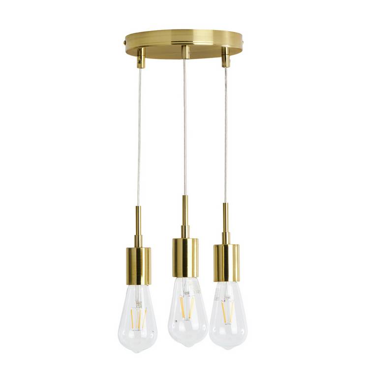 Habitat cluster pendant light brass (British brand)