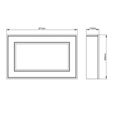 Be Modern Albali wall mounted electric fire (British brand)