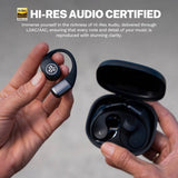 JLab Epic Open Sport wireless earbuds black, imported from the UK
