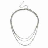 Argos Revere Liars & Lovers Silver 3-Row Snake Chain Pendant Necklace, 45cm- Buy online at McGrocer