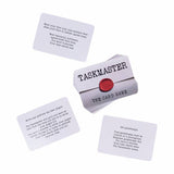 Taskmaster card game from Gingerfox Games (British brand)