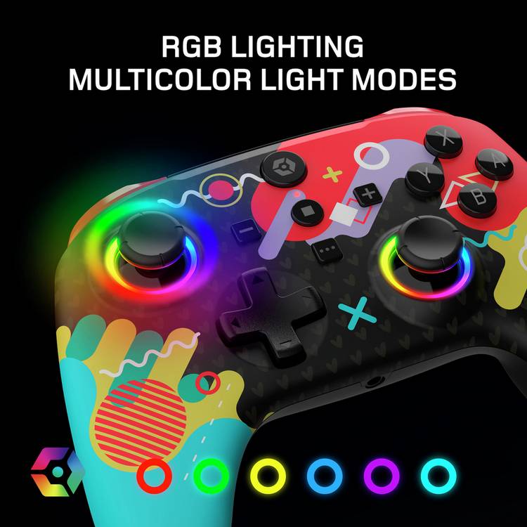 Gioteck WX5+ Doodle Wireless Controller for Switch (British brand)