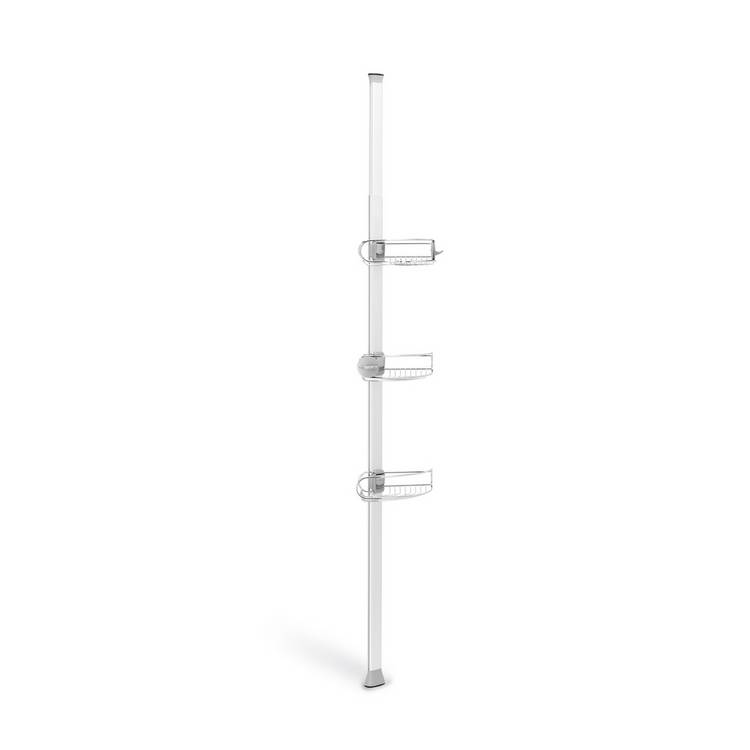 Simplehuman tension shower caddy stainless steel, imported from the UK