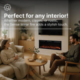 Dimplex Sense 60in 2kW electric media wall fire - British product