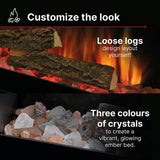 Dimplex Sense 60in 2kW electric media wall fire - British product