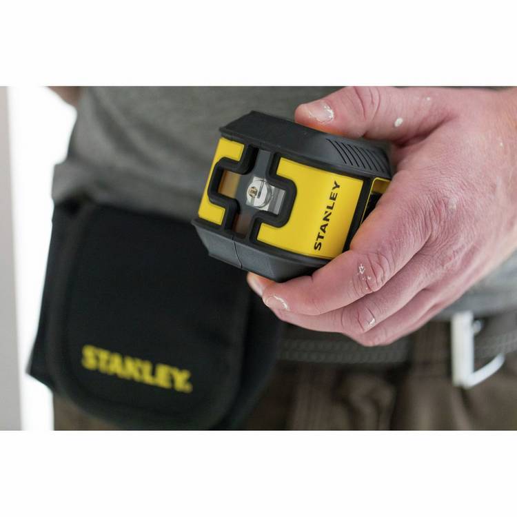Stanley Cubix self-leveling cross line laser red - British product