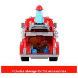 Disney Cars firetruck toy with Red and Guido figures (British brand)