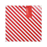 Argos Home red and white stripe large gift bags - British product