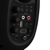 Majority D80 bookshelf Bluetooth speakers black (British brand)