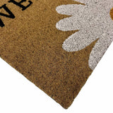 Primeur welcome daisy natural doormat 60x40cm, UK version