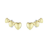 Olivia Burton gold plated mini heart stud earrings - British product