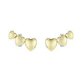 Olivia Burton gold plated mini heart stud earrings - British product