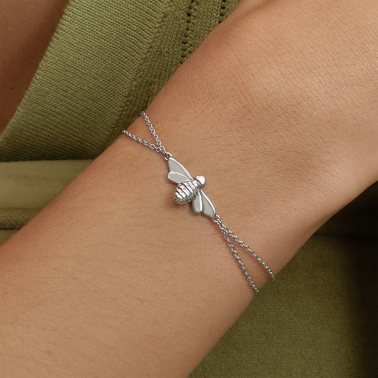 Olivia Burton bee bracelet stainless steel 16cm, imported from the UK