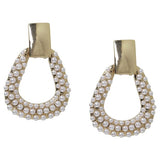 Liars & Lovers faux pearl drop earrings, imported from the UK