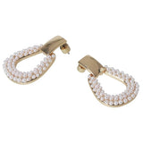 Liars & Lovers faux pearl drop earrings, imported from the UK