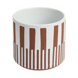Habitat terracotta glaze ceramic orange planter, UK version