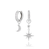 Argos Olivia Burton Sterling Silver Crystal Round Hoop Earrings- Buy online at McGrocer