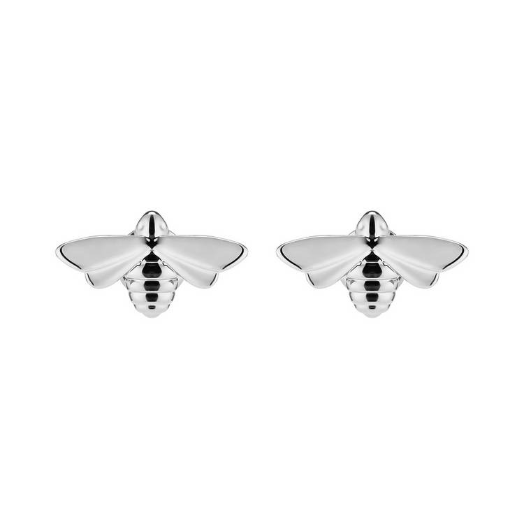 Olivia Burton sterling silver bee stud earrings 12mm - British product