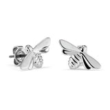 Olivia Burton sterling silver bee stud earrings 12mm - British product