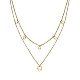 Olivia Burton yellow gold mini heart pendant necklace - British product