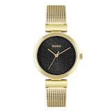 Argos Hugo Ladies Gold Coloured Plated Adjustable Strap Watch- Buy online at McGrocer
