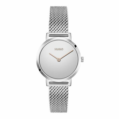 Argos HUGO Ladies Silver Stainless Steel Adjustable Strap Watch- Buy online at McGrocer