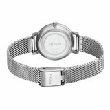 HUGO ladies silver watch with mesh strap 28mm, UK version