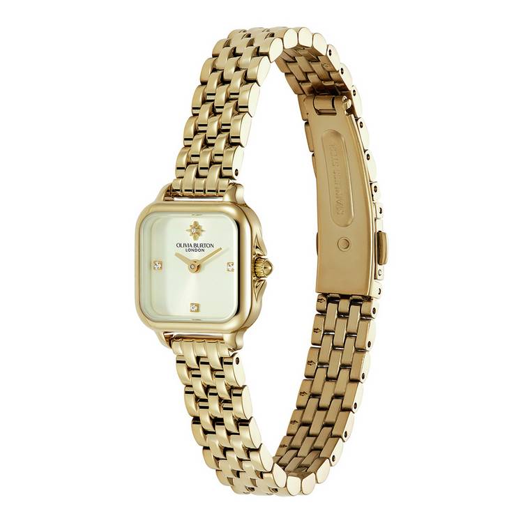 Olivia Burton ladies gold watch adjustable bracelet, imported from the UK