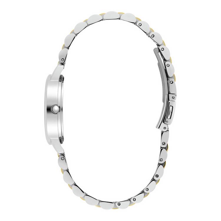 Olivia Burton two-tone stainless steel bracelet watch 30mm, imported from the UK