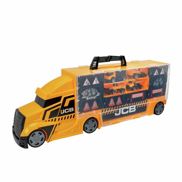 Teamsterz JCB medium construction car transporter truck (British brand)