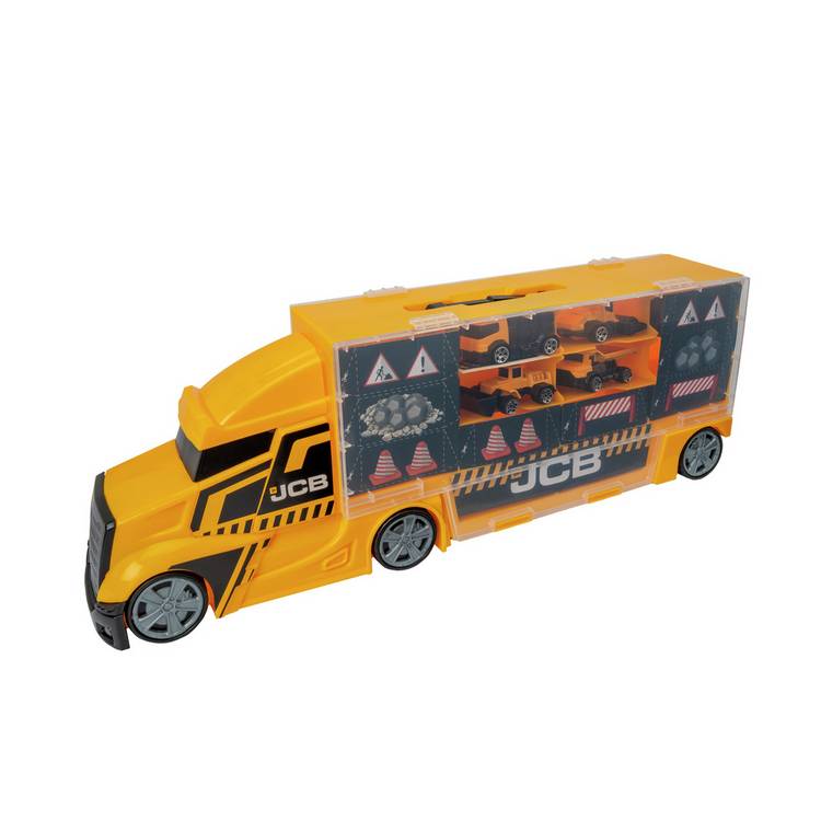 Teamsterz JCB medium construction car transporter truck (British brand)