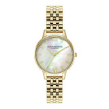 Olivia Burton gold coloured adjustable bracelet watch 30mm - British product