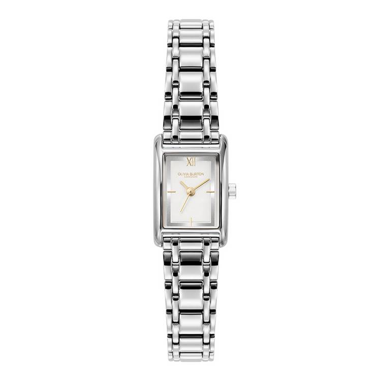 Olivia Burton stainless steel watch white dial 16mm, imported from the UK