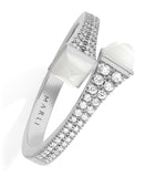 Marli New York Cleo ring with diamond and white agate - British product