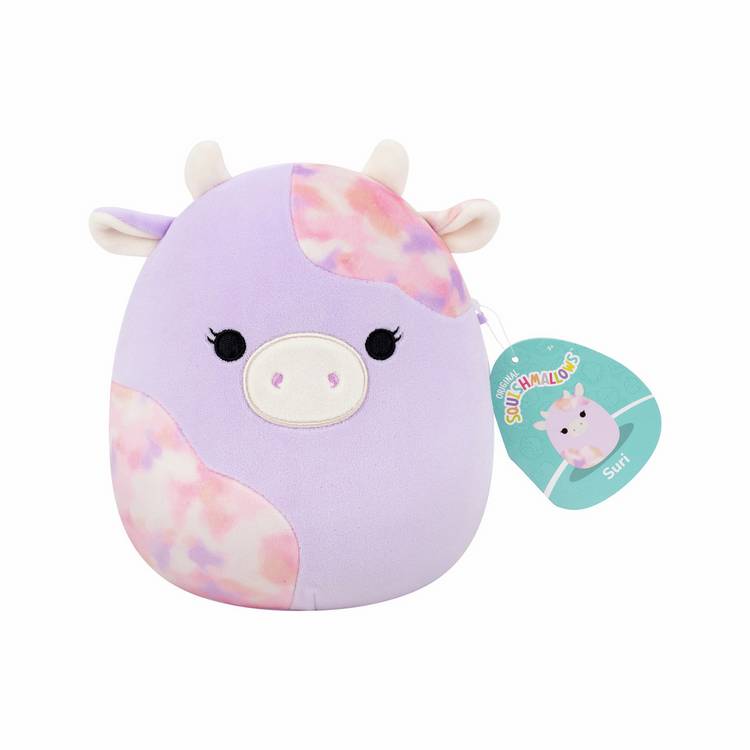 Squishmallows Suri cow soft toy 7.5 inch, imported from the UK