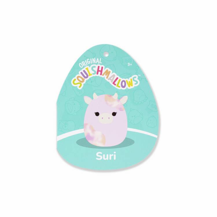 Squishmallows Suri cow soft toy 7.5 inch, imported from the UK