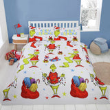 Grinch kids bedding set white double, UK version