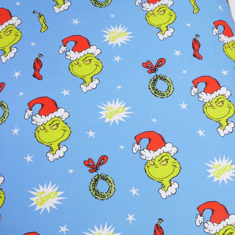 Grinch kids bedding set white double, UK version